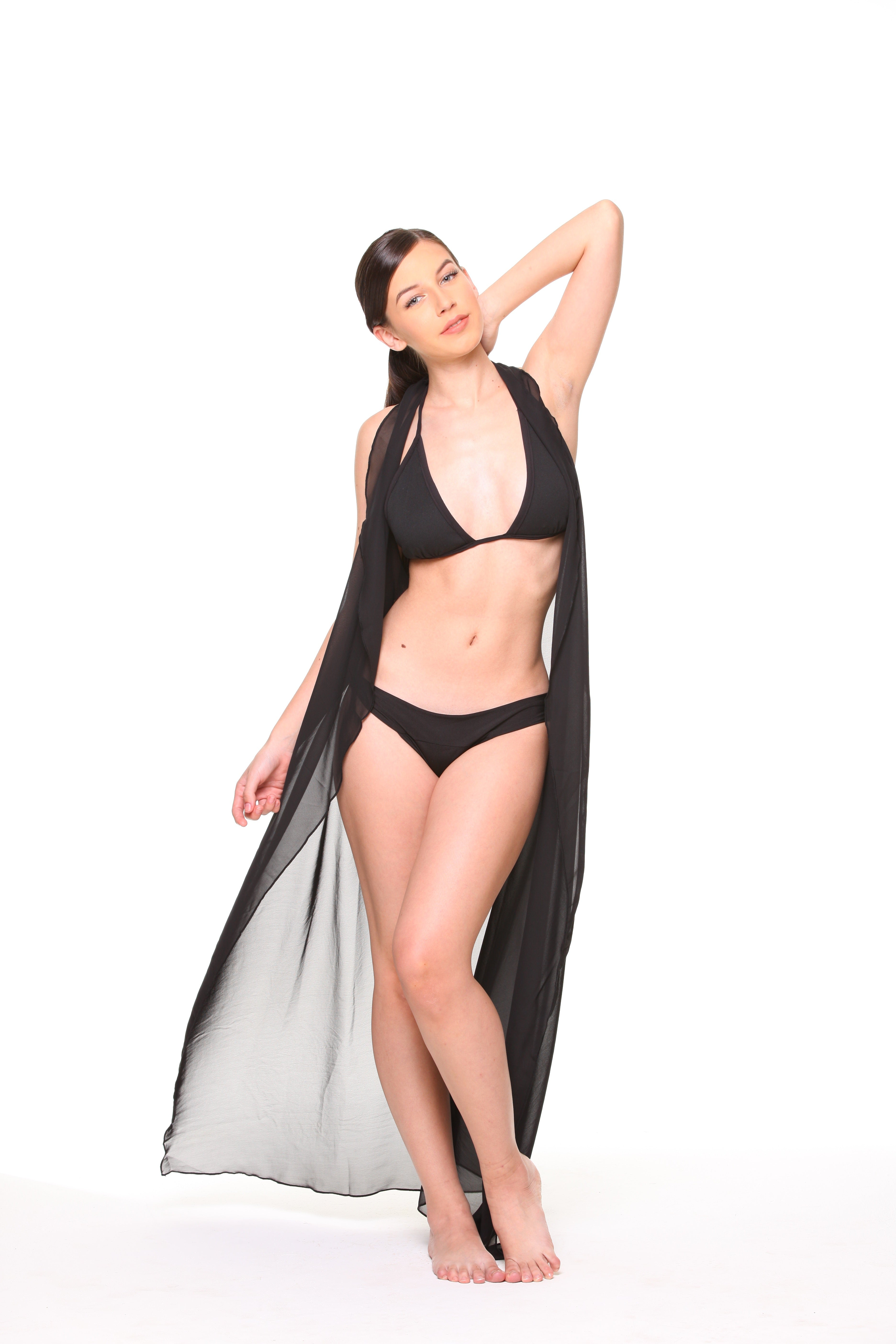 Fearless Halter Long Dress Coverup