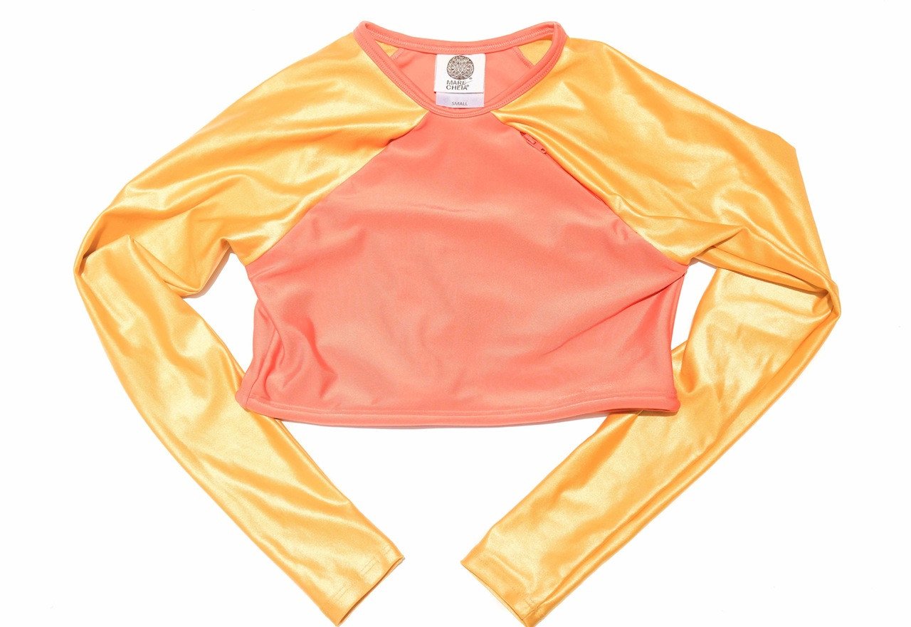 Lanina Wave Rashguard Wetsuit Bikini Top