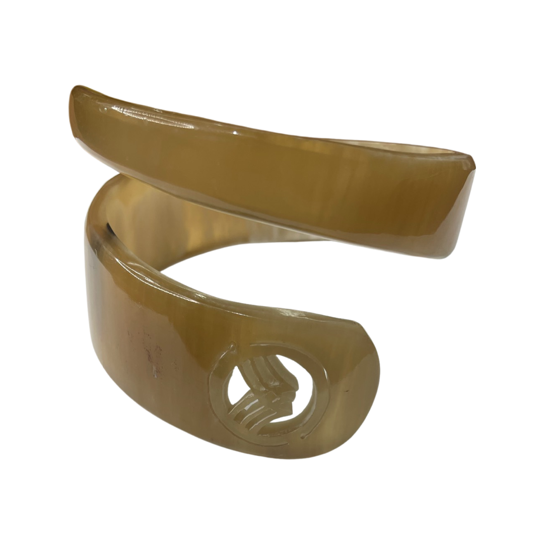 Acacia Handcrafted Bangle Bracelet Spiral Snake
