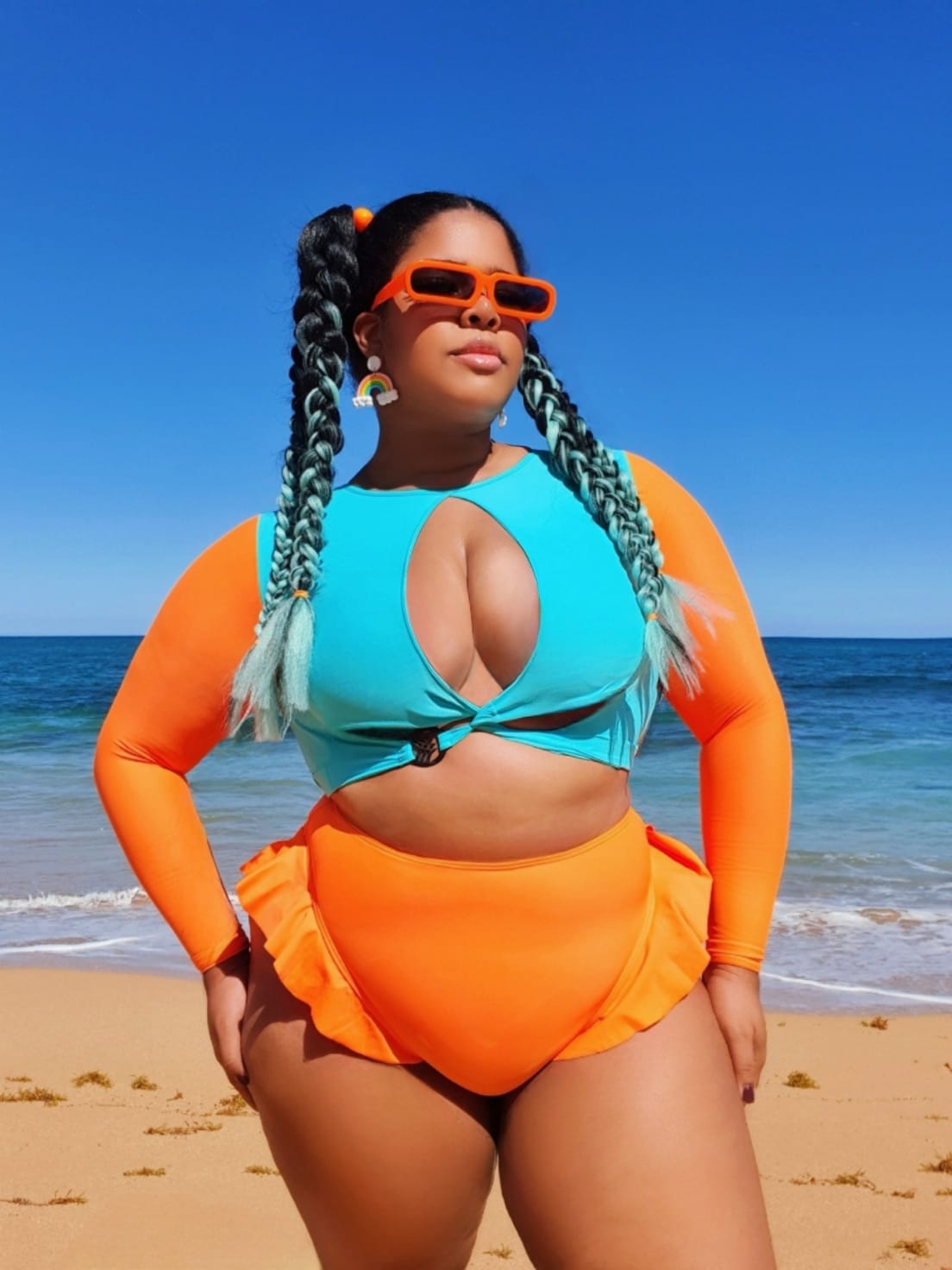 Margo Backless Rashguard Bikini Top