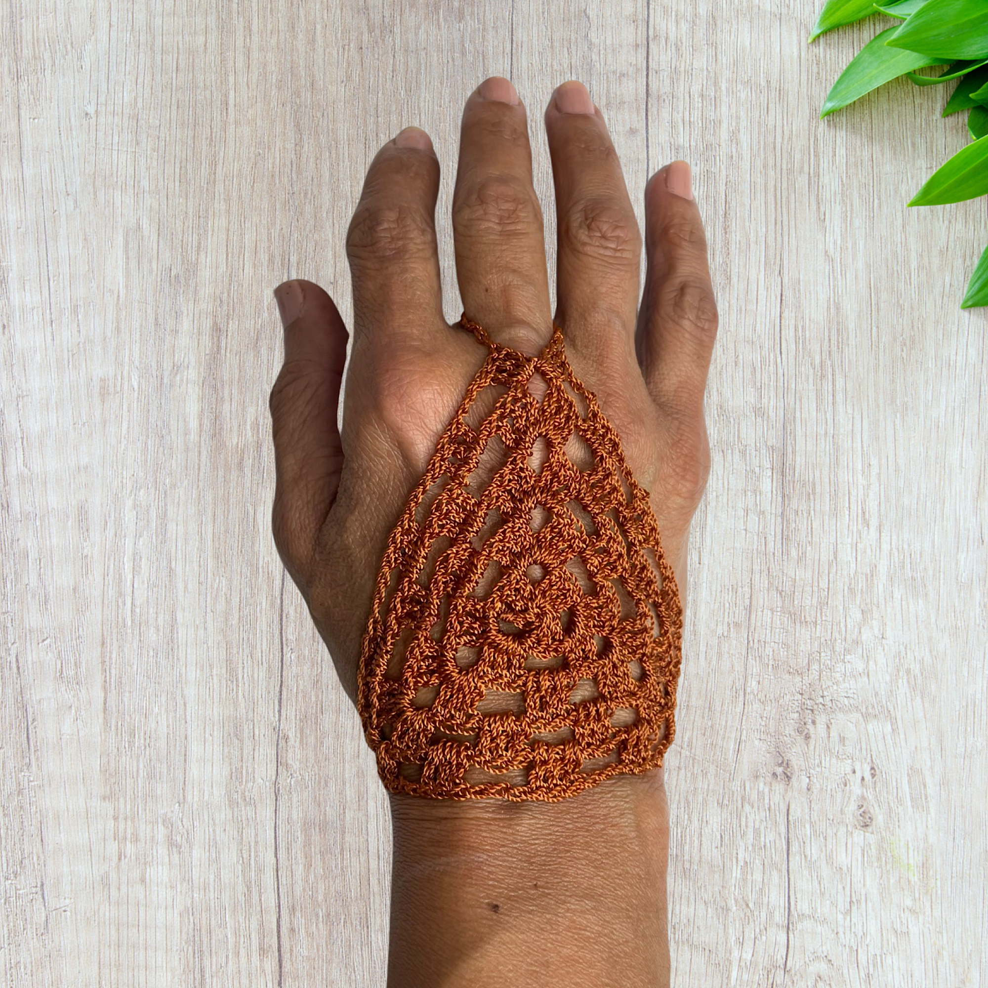 Henna Handmade Crochet Wrist Bracelet