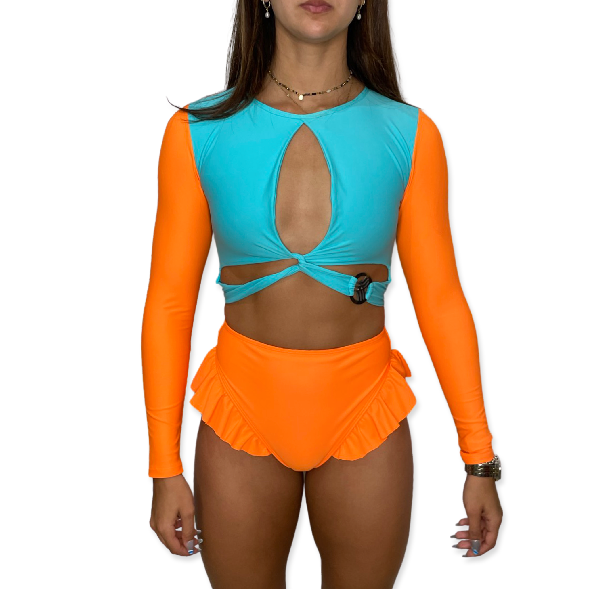 Margo Backless Rashguard Bikini Top