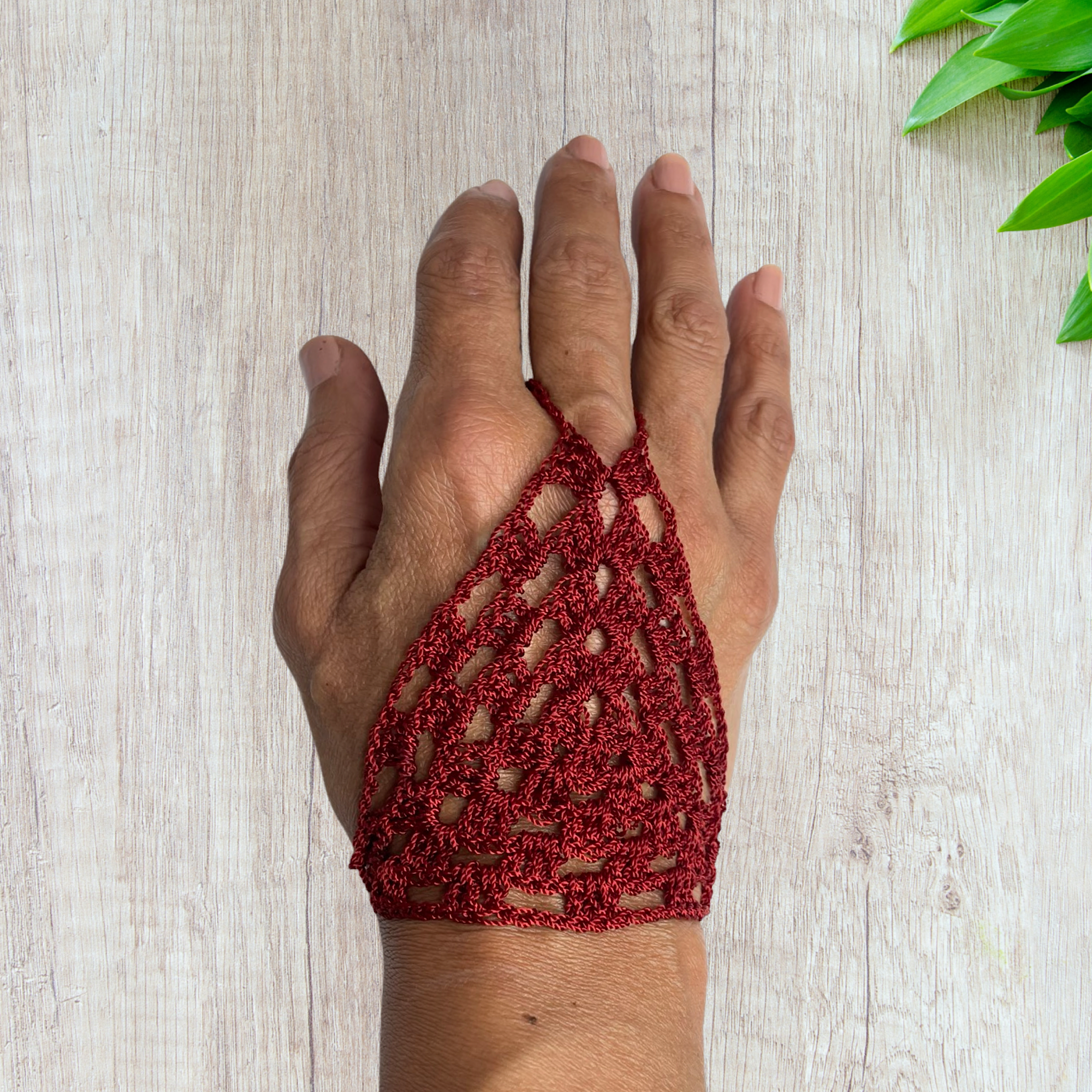 Henna Handmade Crochet Wrist Bracelet