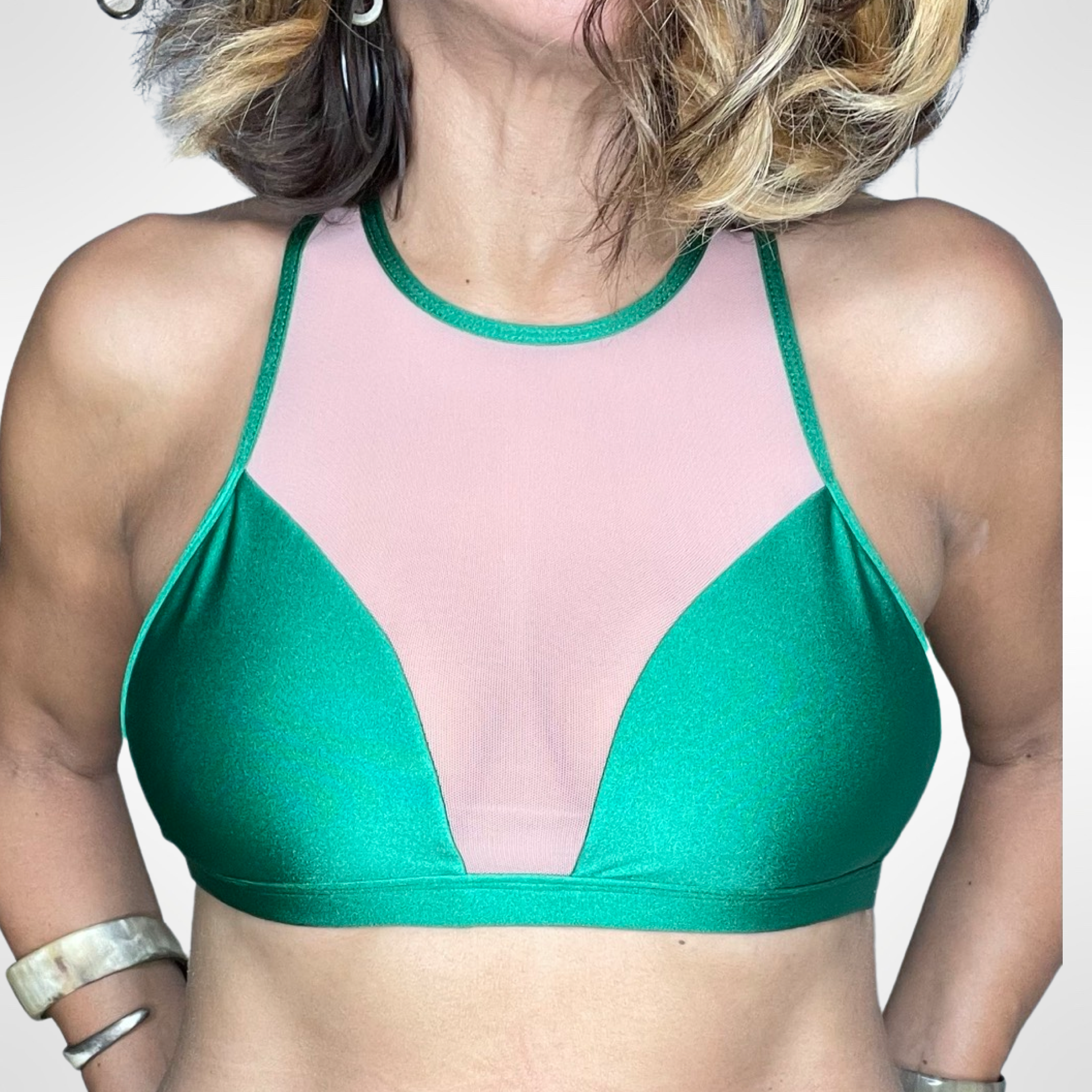 Sunset Racerback Bikini Crop Top