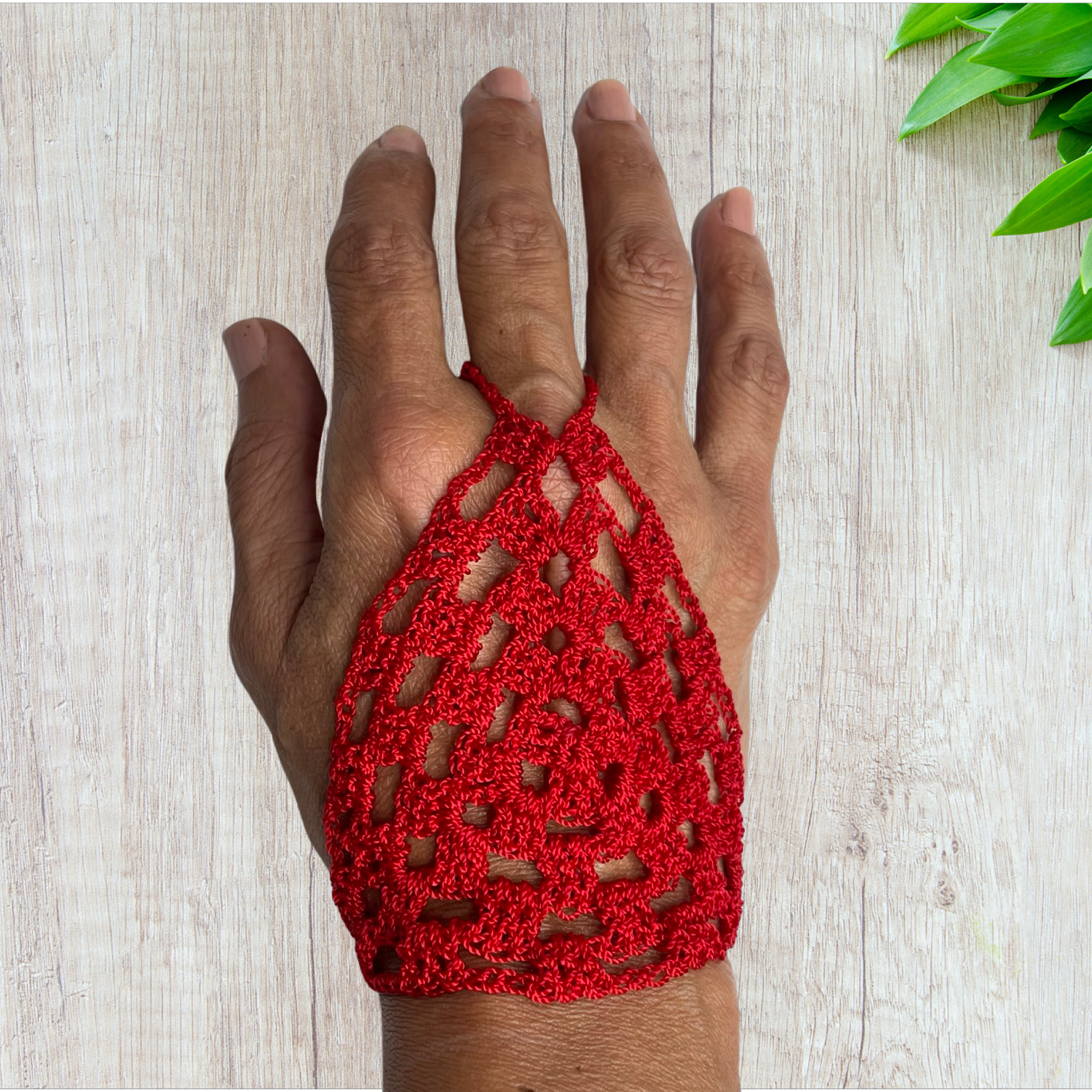 Henna Handmade Crochet Wrist Bracelet