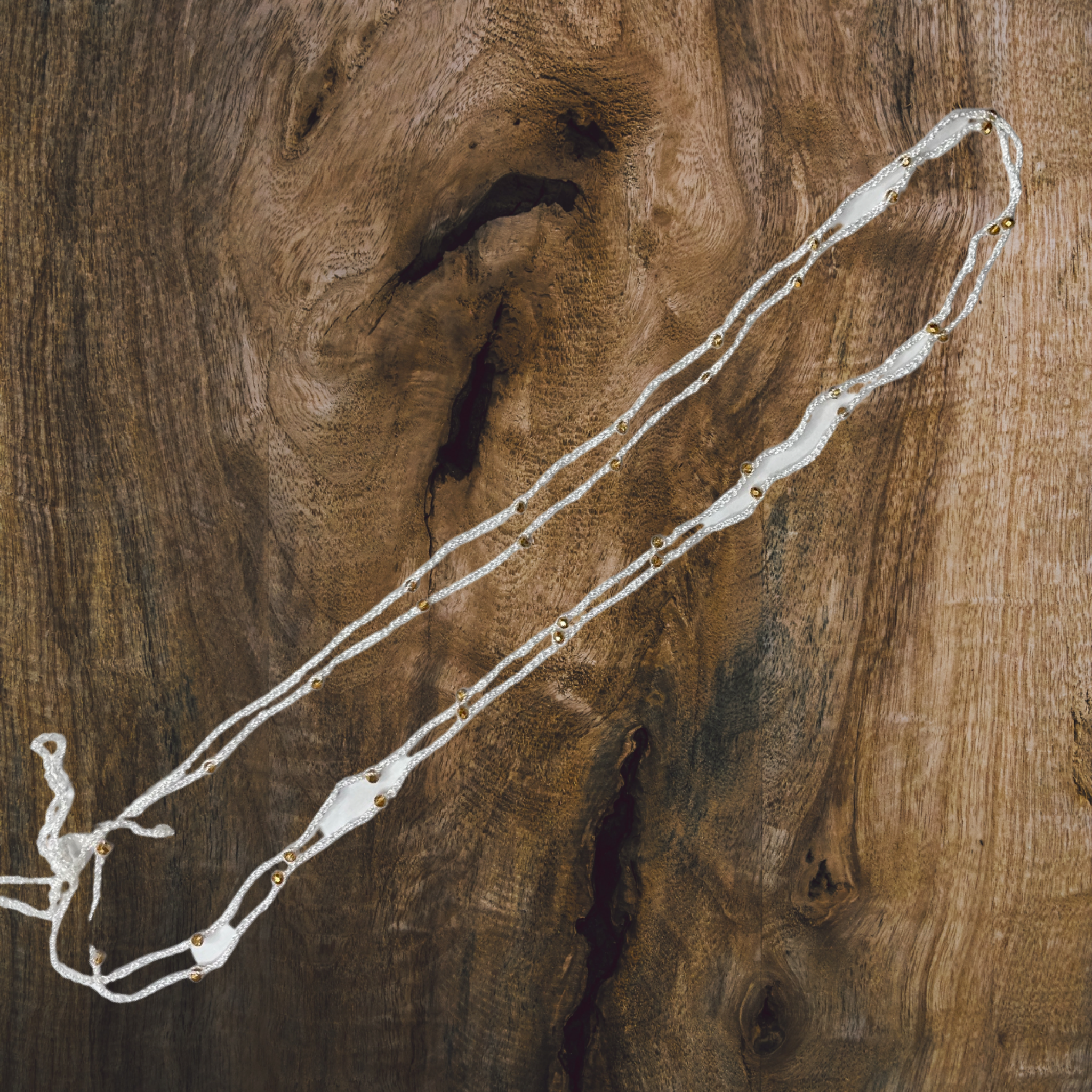 Elan Handmade Crochet String Choker and Bracelet