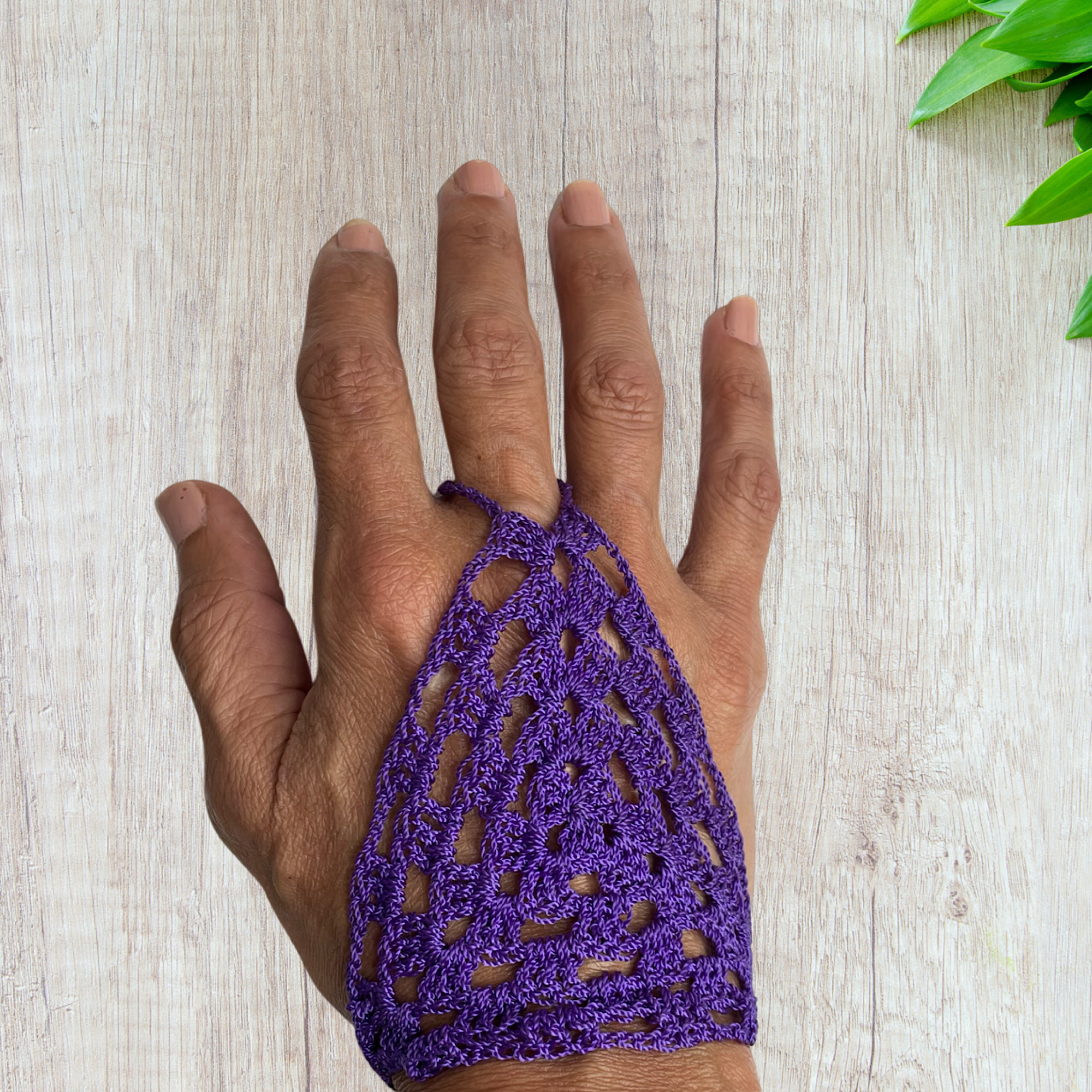 Henna Handmade Crochet Wrist Bracelet