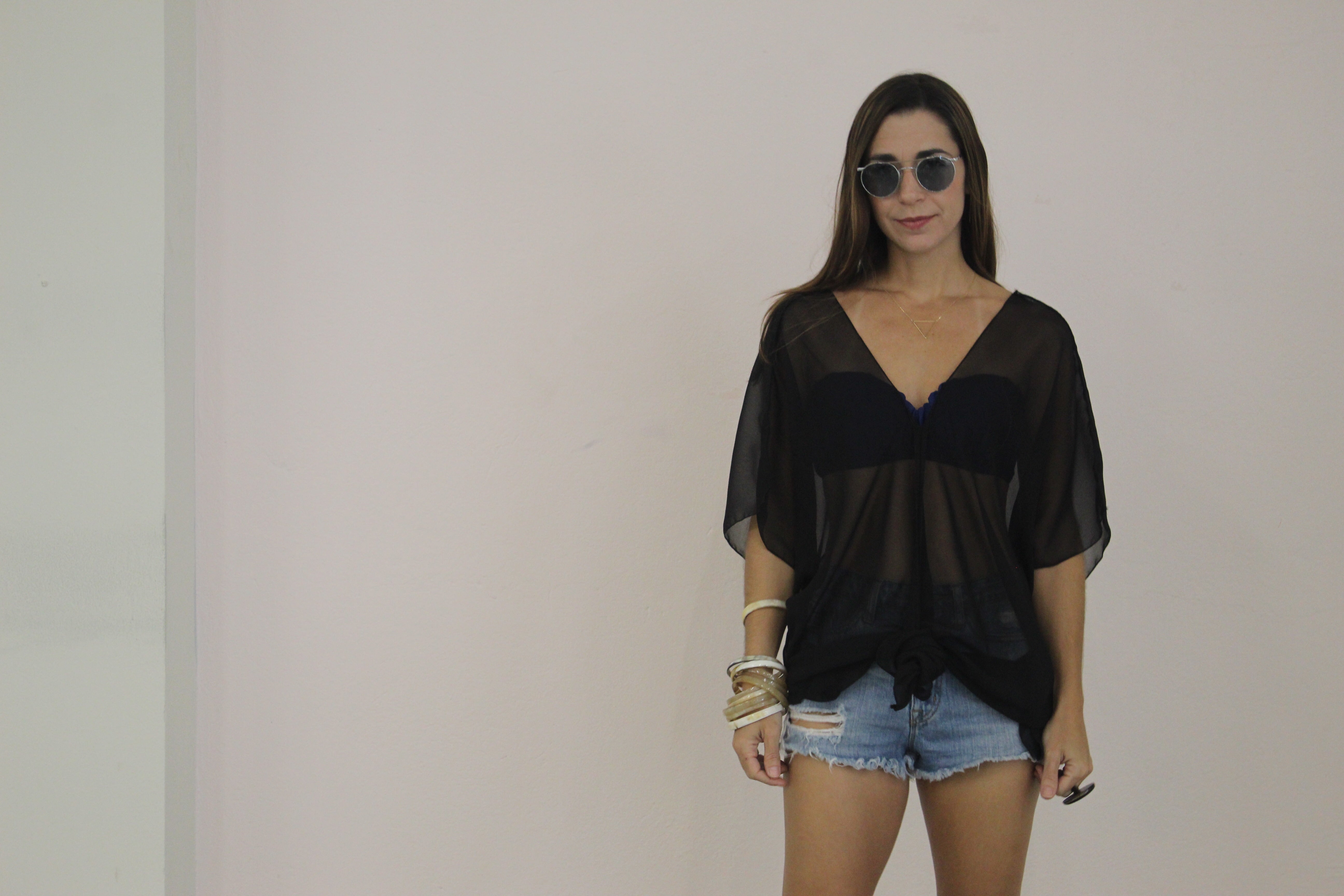 Cover Up V Tunic Dress