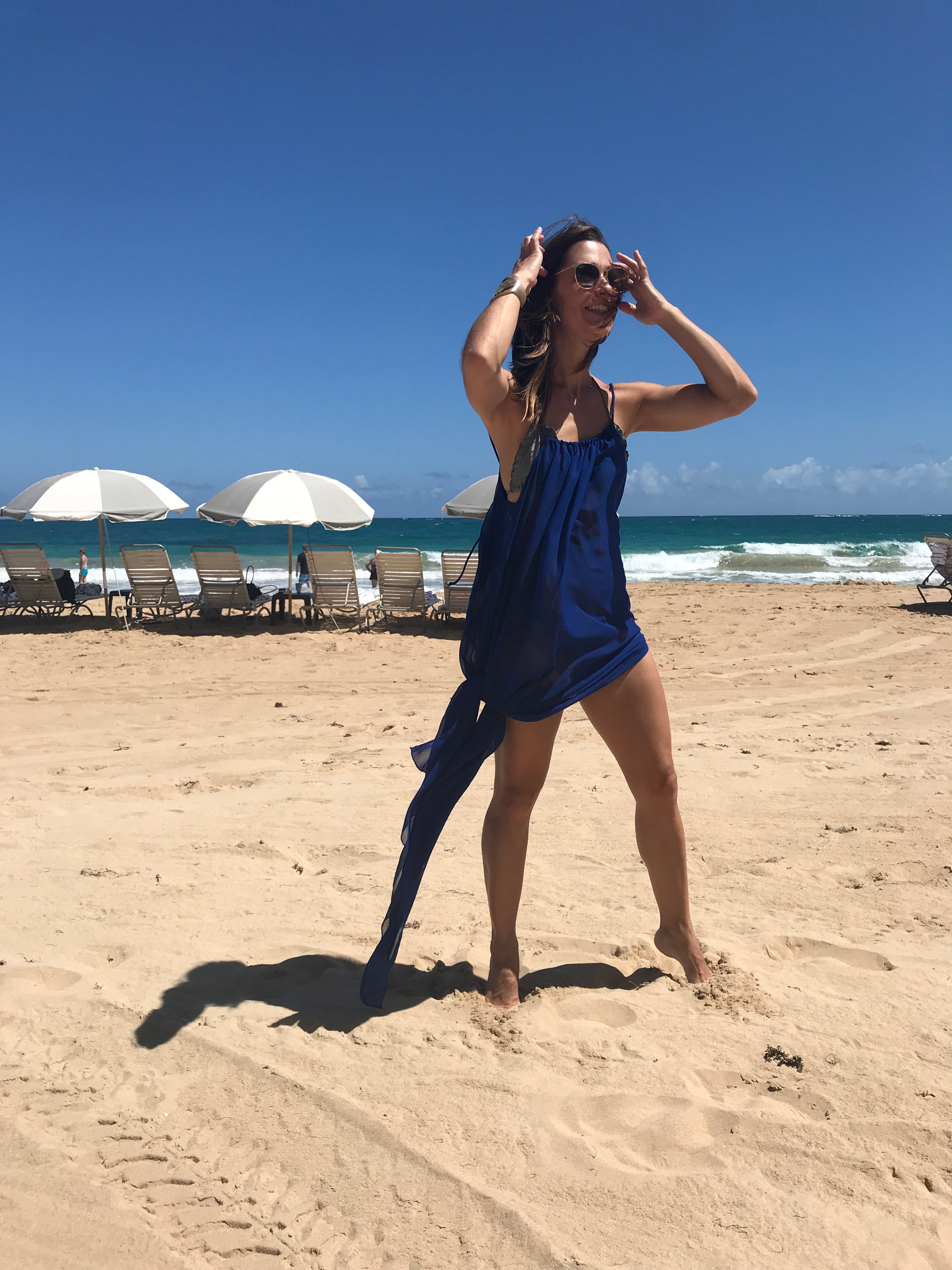 Carmen Chiffon Adjustable Coverup Dress