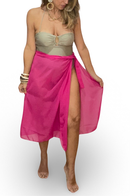 Nati Wrap Coverup Skirt