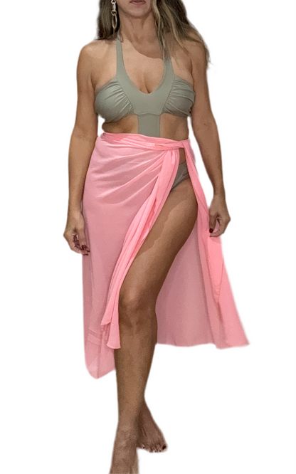 Nati Wrap Coverup Skirt