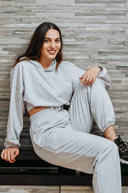 MC Unifit Cozy Oversize Crop Hoodie & Jogger Set